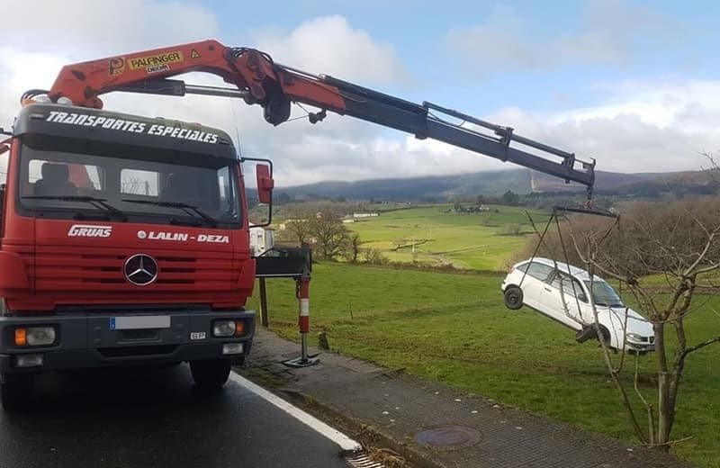 La retirada de cargas accidentadas en carretera