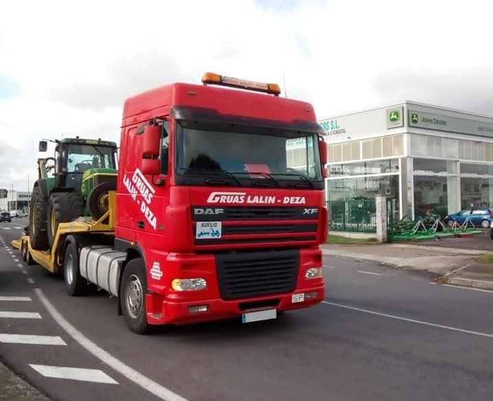 Transporte de mercancías de Grúas Lalín Deza