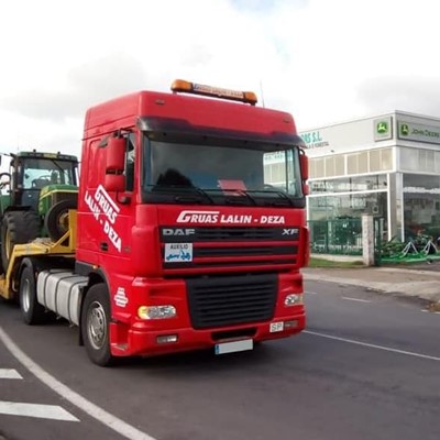 Transporte de mercancías de Grúas Lalín Deza