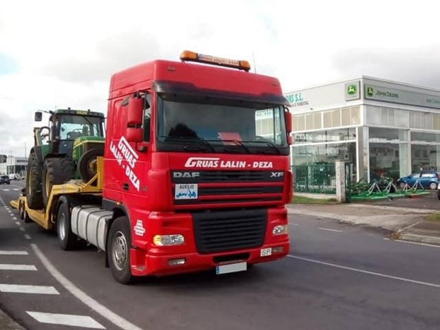 Transporte de mercancías de Grúas Lalín Deza